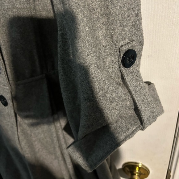 Grey Coat Dress With Buttons Women’s XL - Picture 4 of 4